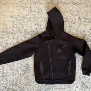 Alexander Wang x H&M Black Scuba Biker Hoodie Zip Jacket Mens Medium